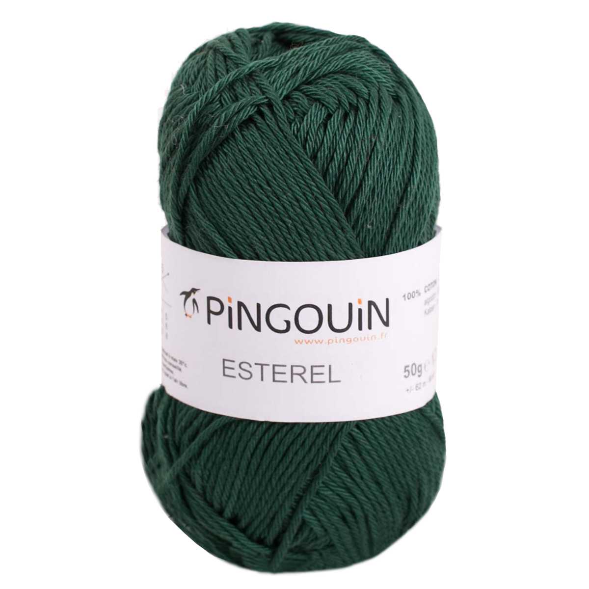 Pingouin Esterel Wolle Dunkelgrün - Ribes y Casals