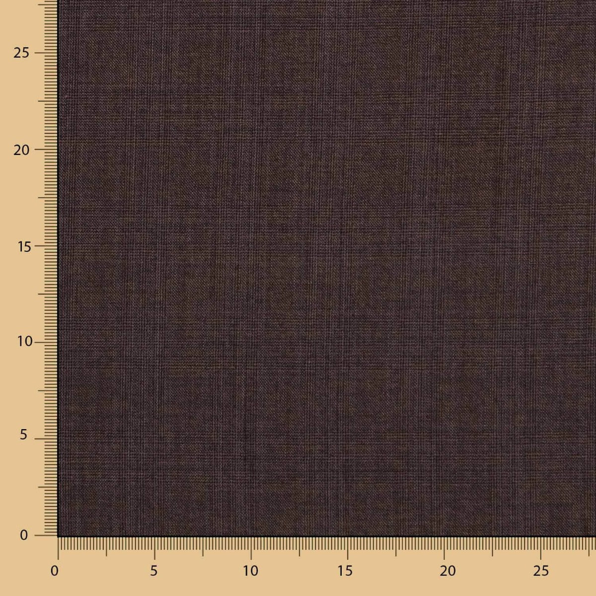 Wolle Choco Brown Quadratisch - Ribes y Casals