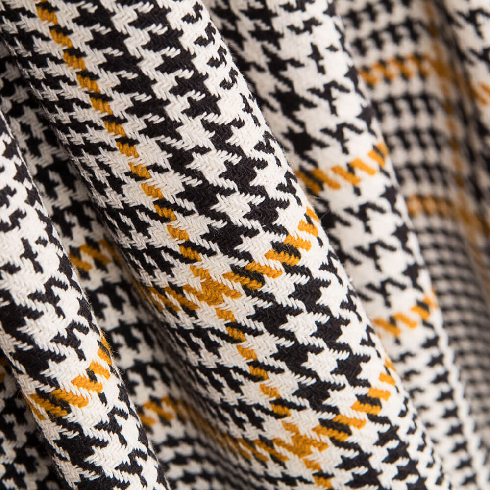 Ockerfarbener Welsh Square Tweed - Ribes y Casals