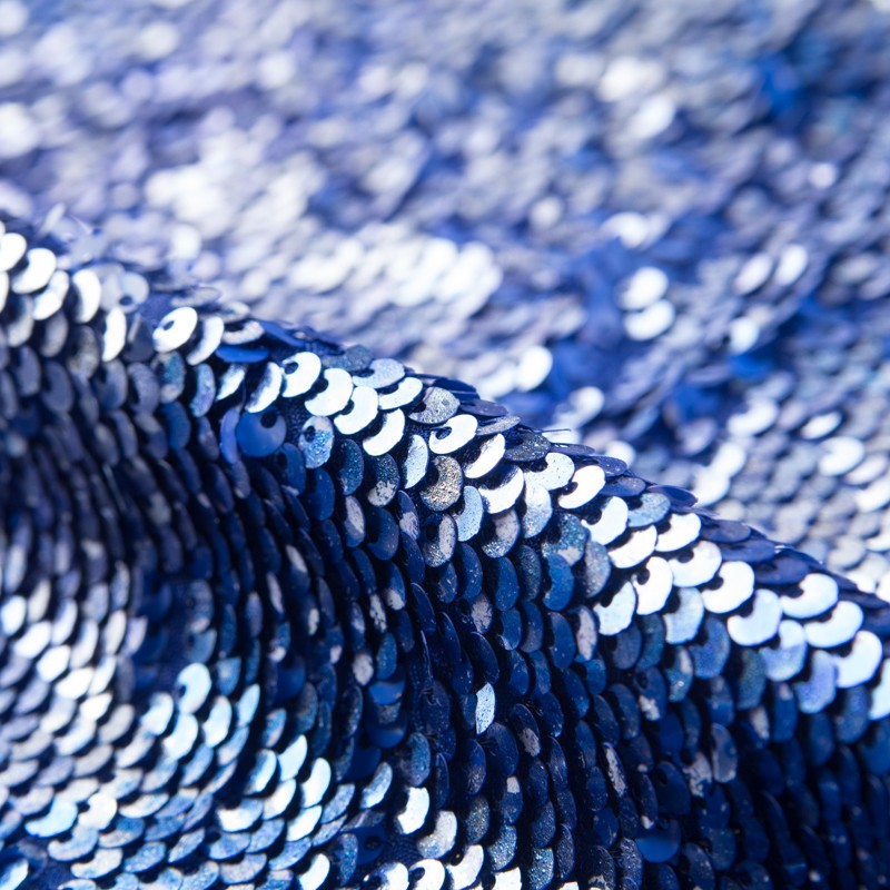 Reversible Glitzerpailletten Blau - Ribes y Casals