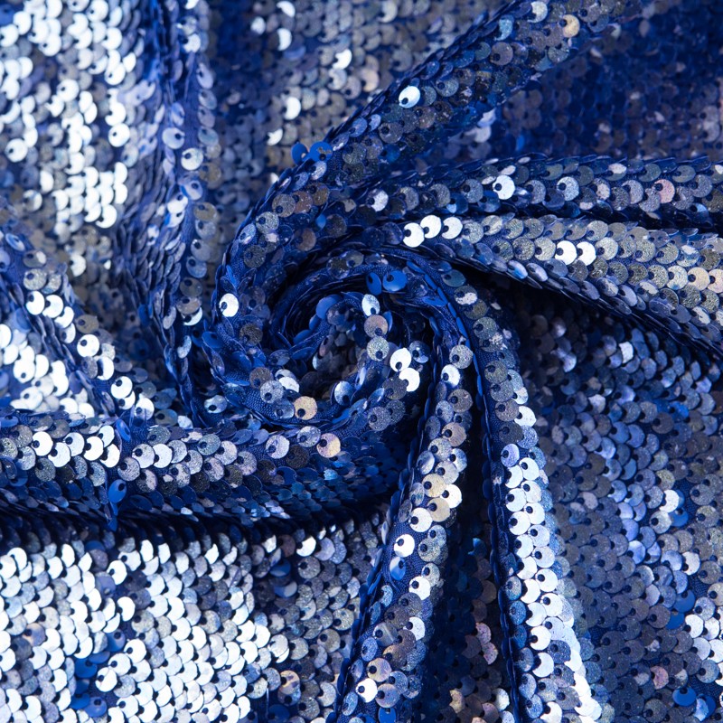 Reversible Glitzerpailletten Blau - Ribes y Casals