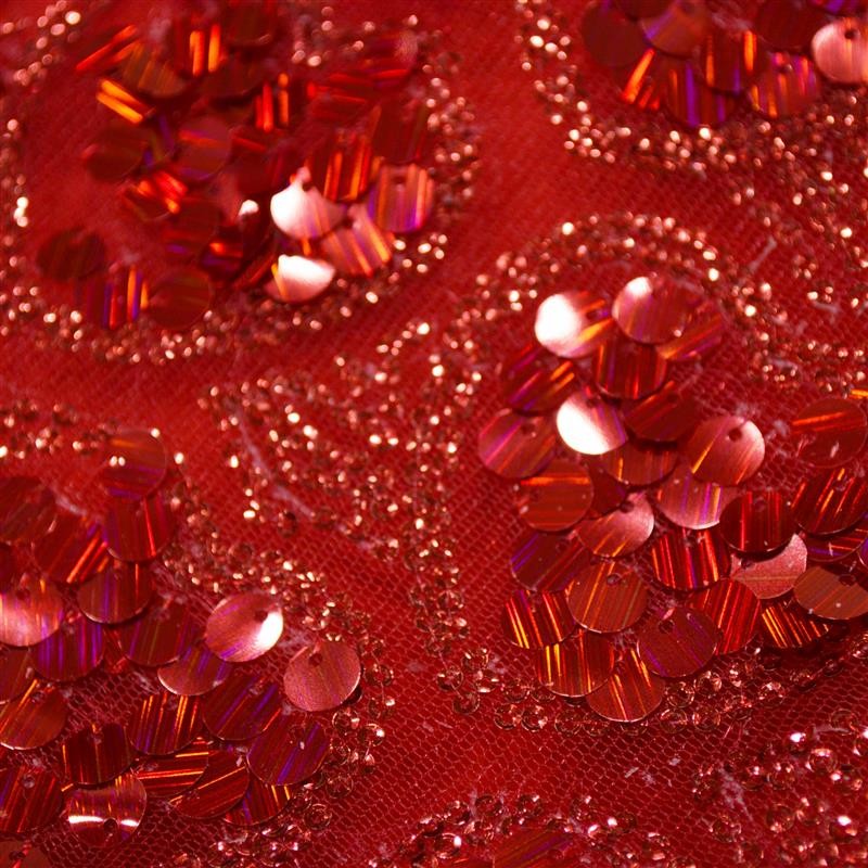 Rote Tanzpailletten - Ribes y Casals