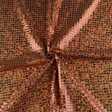 Holographie Pailletten Quadrat Orange - Ribes y Casals
