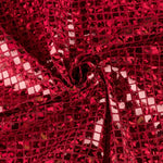 Holographie Pailletten Quadrat Rot - Ribes y Casals
