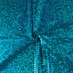Holographie Pailletten Quadrat Türkis - Ribes y Casals