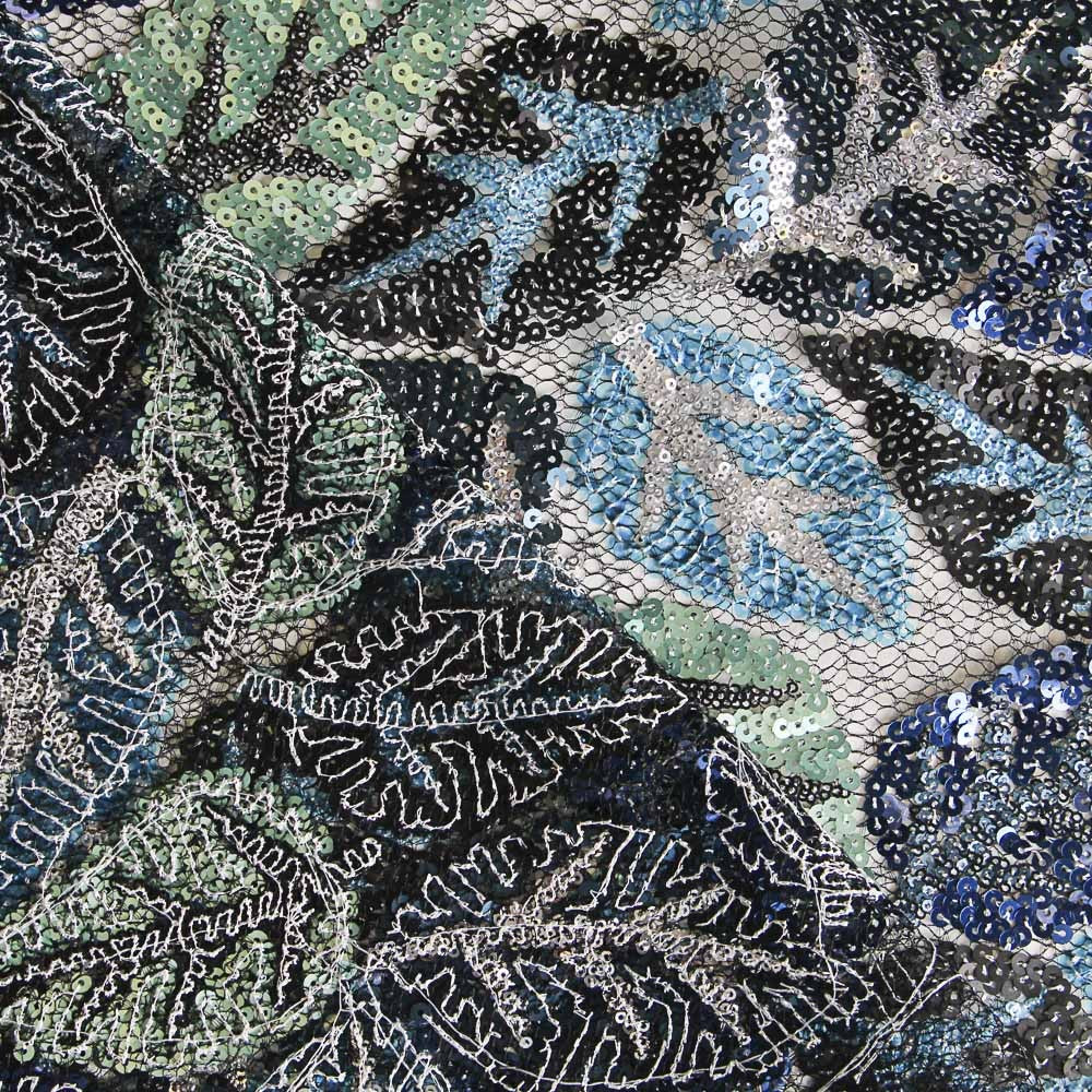 Marseille Pailletten Blau - Ribes y Casals
