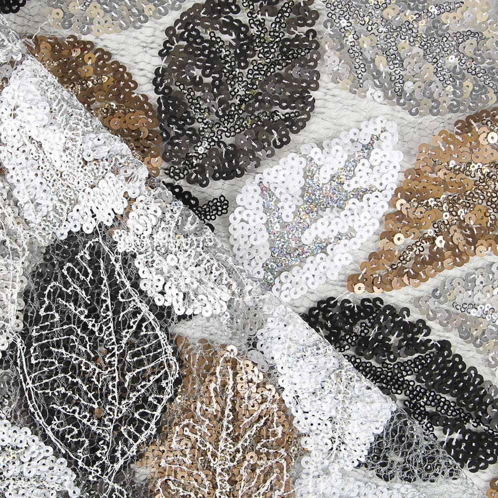 Marseille Pailletten Silber - Ribes y Casals