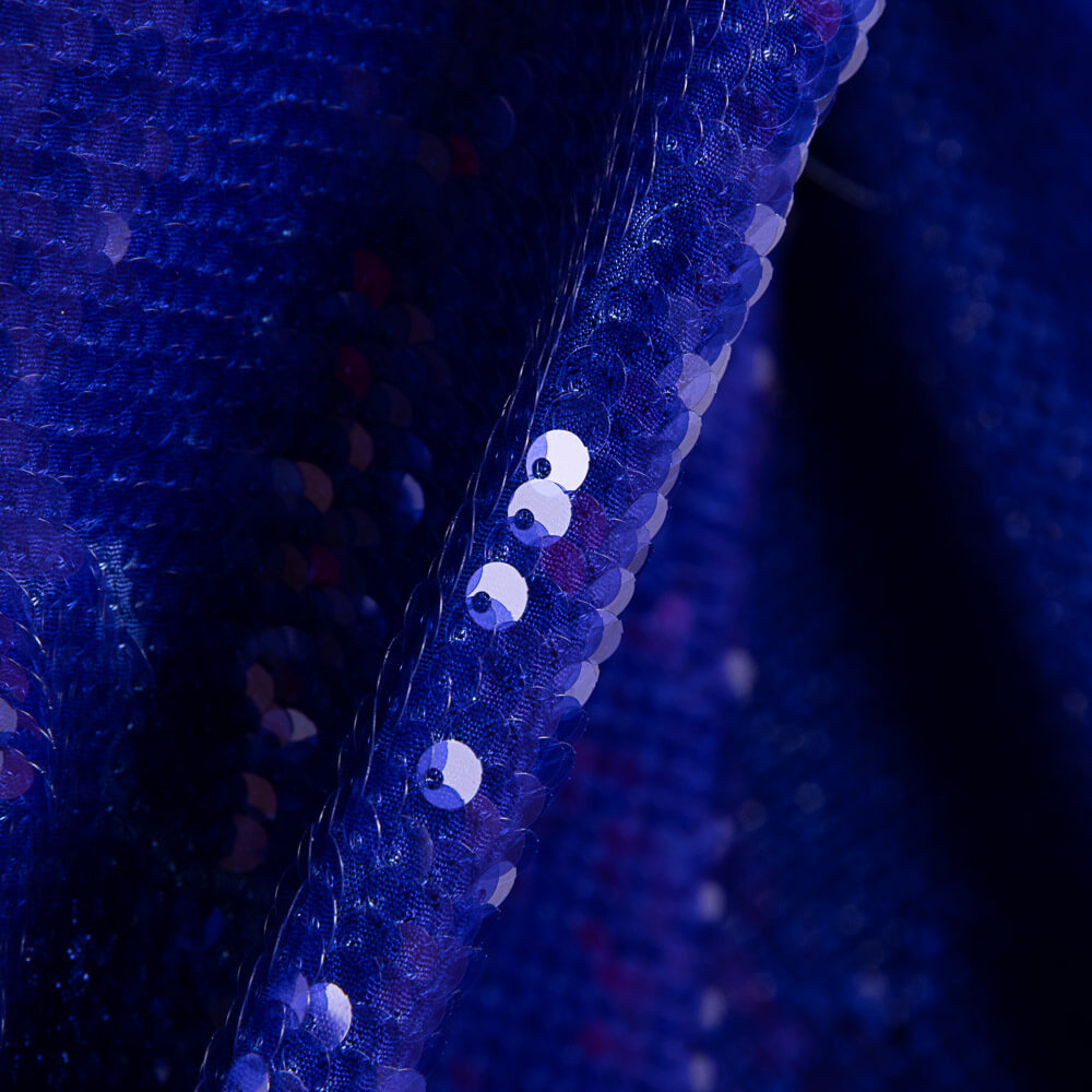 Reversible Pailletten Blau - Ribes y Casals