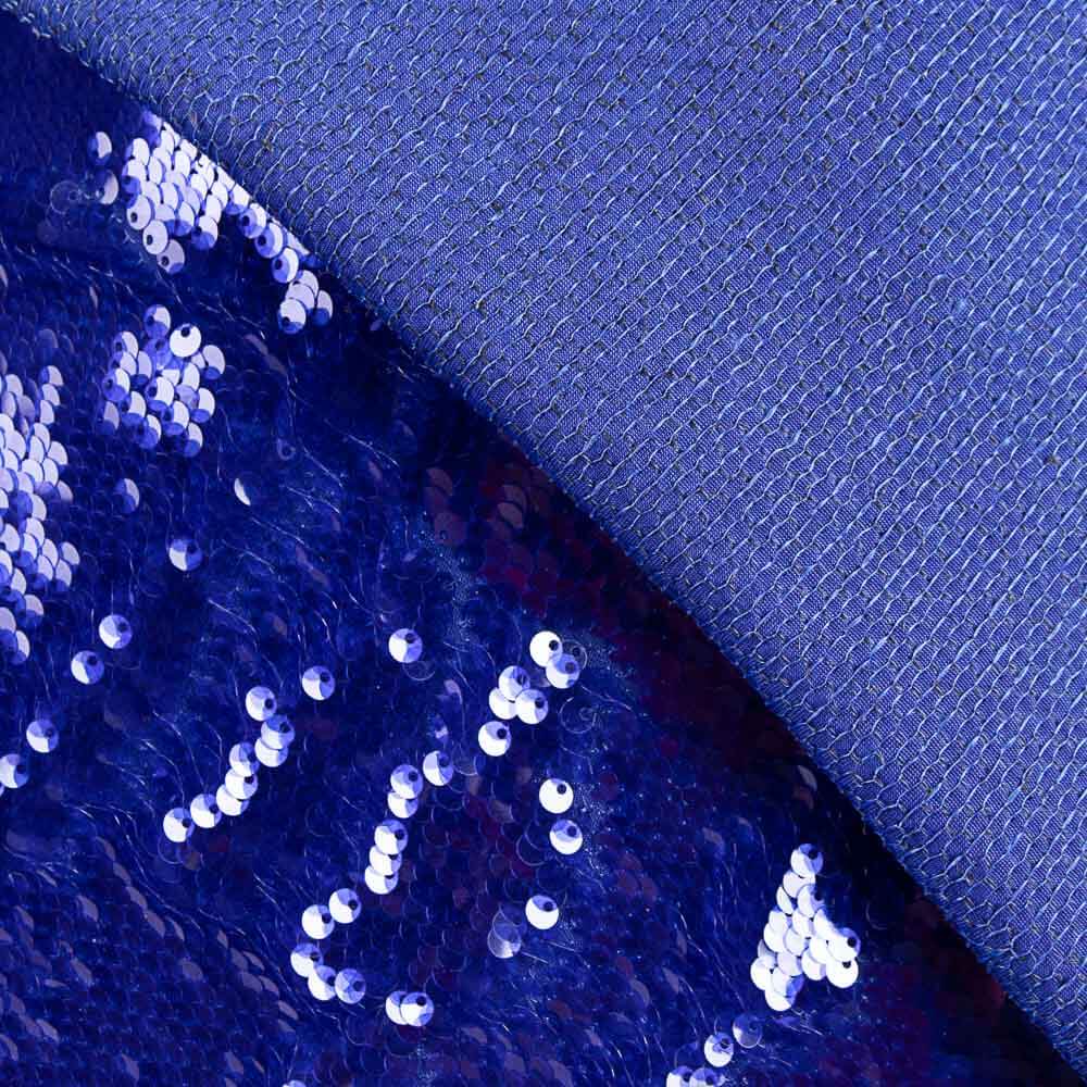 Reversible Pailletten Blau - Ribes y Casals