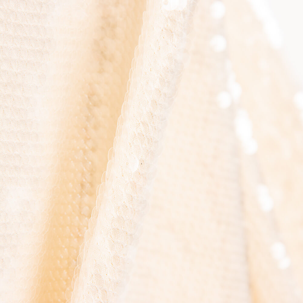 Reversible Pailletten Hellbeige - Ribes y Casals
