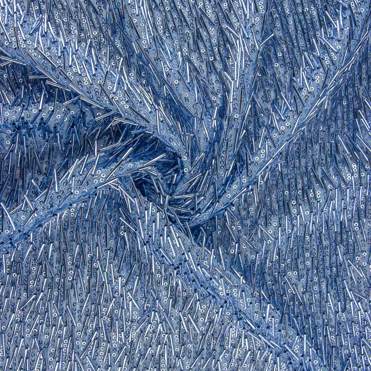 Denim Blau Pailletten Pailletten - Ribes y Casals