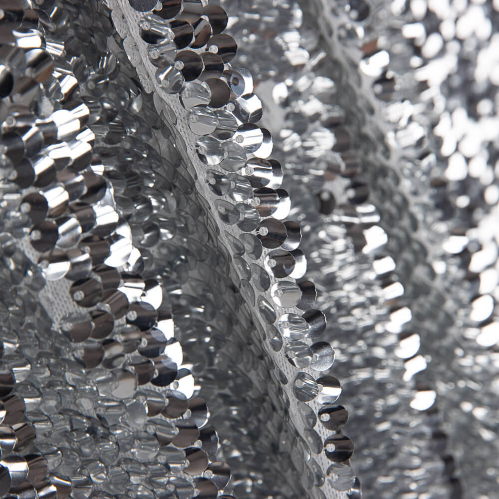 Pailletten-Fantasie Hologramm Silber - Ribes y Casals