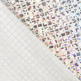 Hologramm Hologramm Pailletten Quadrat Silber - Ribes y Casals