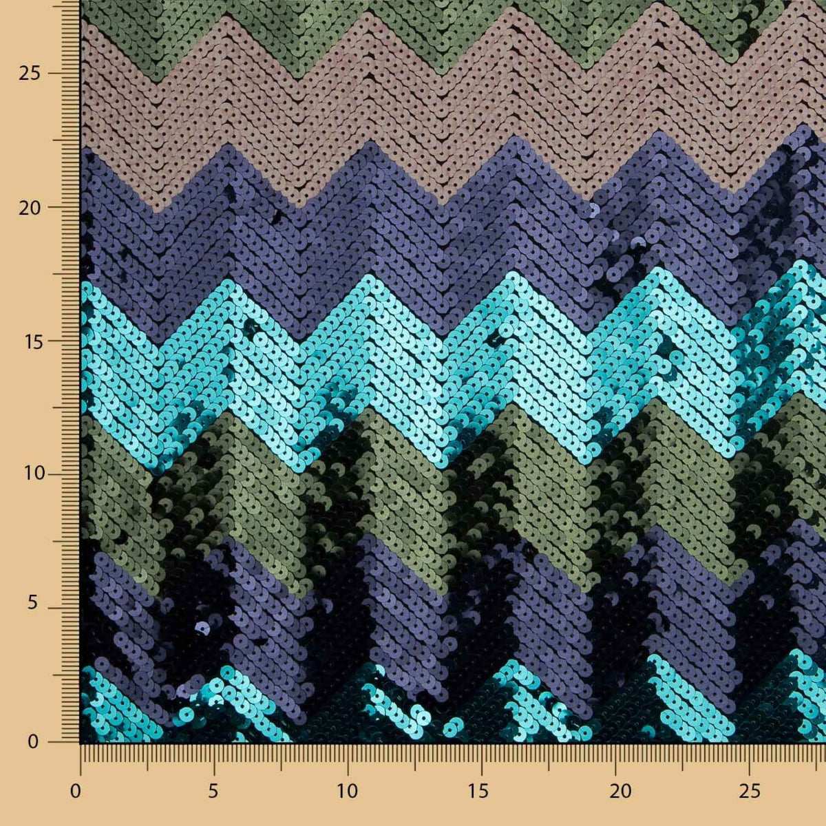 Missoni Lycra Pailletten Blau - Ribes y Casals