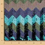 Missoni Lycra Pailletten Blau - Ribes y Casals