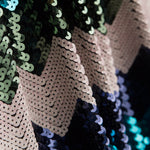 Missoni Lycra Pailletten Blau - Ribes y Casals