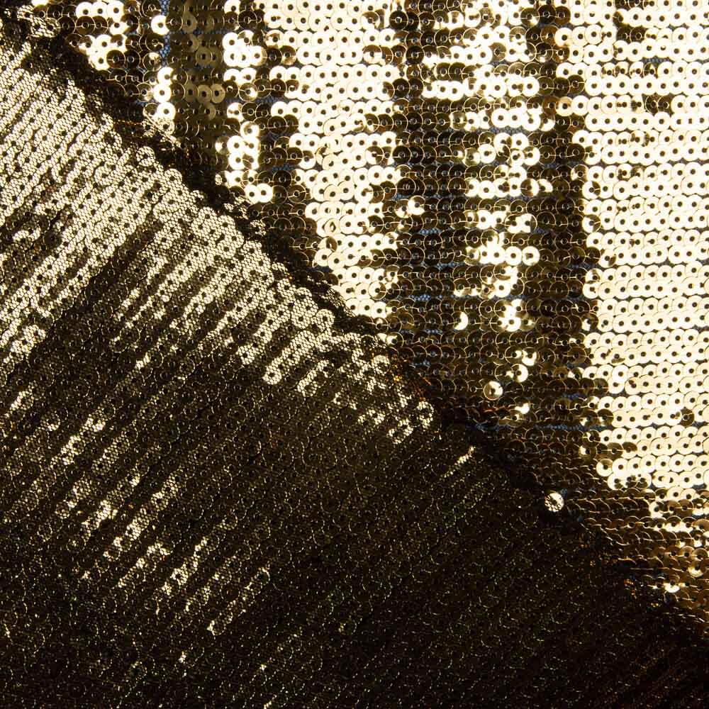 Gold Pailletten auf Tüll - Ribes y Casals