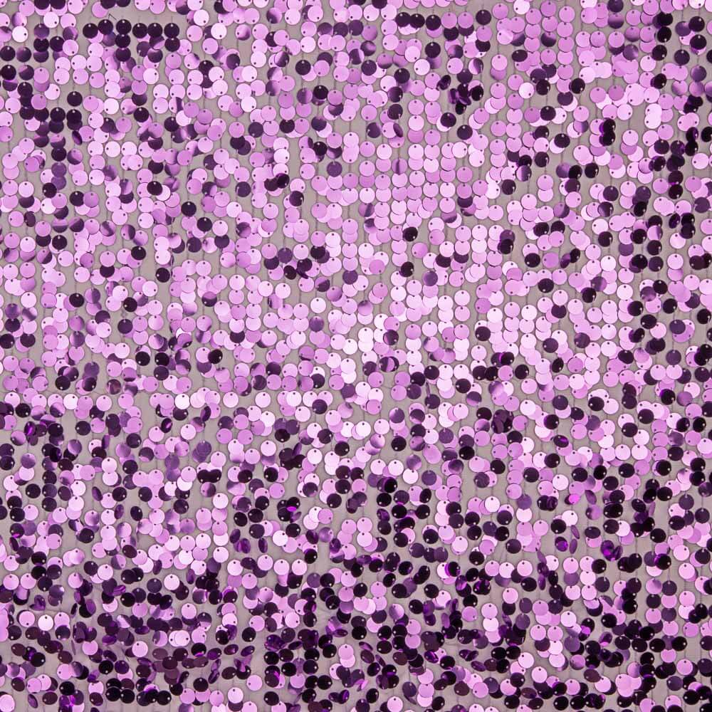 Rund Metall Pailletten Violett - Ribes y Casals