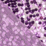 Rund Metall Pailletten Violett - Ribes y Casals