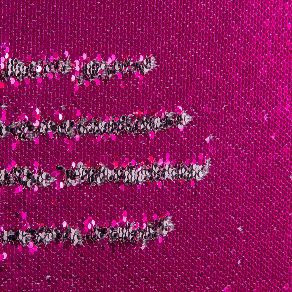 Fuchsia-Schwarz Fuchsia Reversible Paillette - Ribes y Casals
