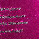 Fuchsia-Schwarz Fuchsia Reversible Paillette - Ribes y Casals