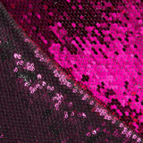 Fuchsia-Schwarz Fuchsia Reversible Paillette - Ribes y Casals