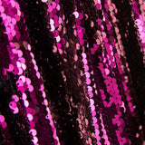 Fuchsia-Schwarz Fuchsia Reversible Paillette - Ribes y Casals