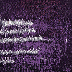 Reversible Pailletten Lila-Silber - Ribes y Casals