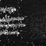 Reversible Paillette Schwarz-Silber - Ribes y Casals