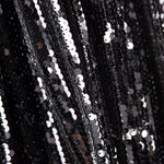 Reversible Paillette Schwarz-Silber - Ribes y Casals
