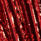 Reversible Pailletten Rot-Silber - Ribes y Casals