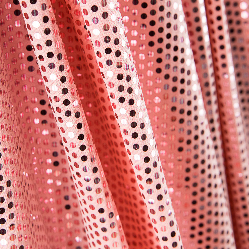 Paillettenstoff Rosa Folie - Ribes y Casals