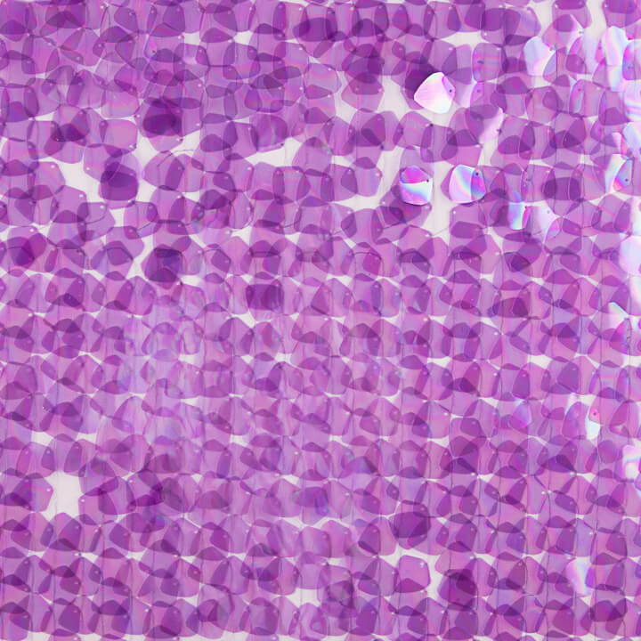 Paillettentüll in Malva mit Pailletten in Tropfenform, violett - Ribes y Casals