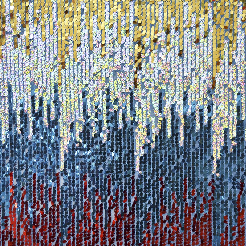 Blaue Degradé-Pailletten - Ribes y Casals