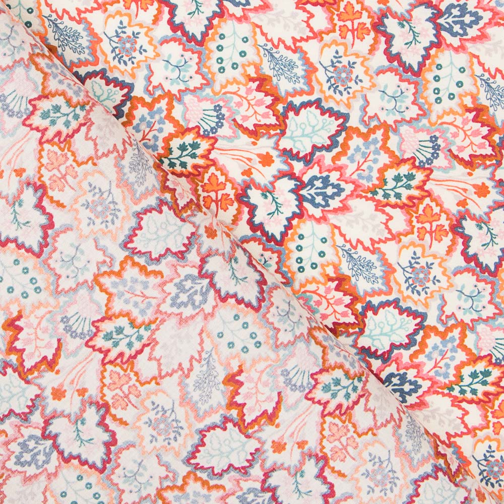Liberty Fabrics Tana Lawn® Blatthimmel Orange - Ribes y Casals