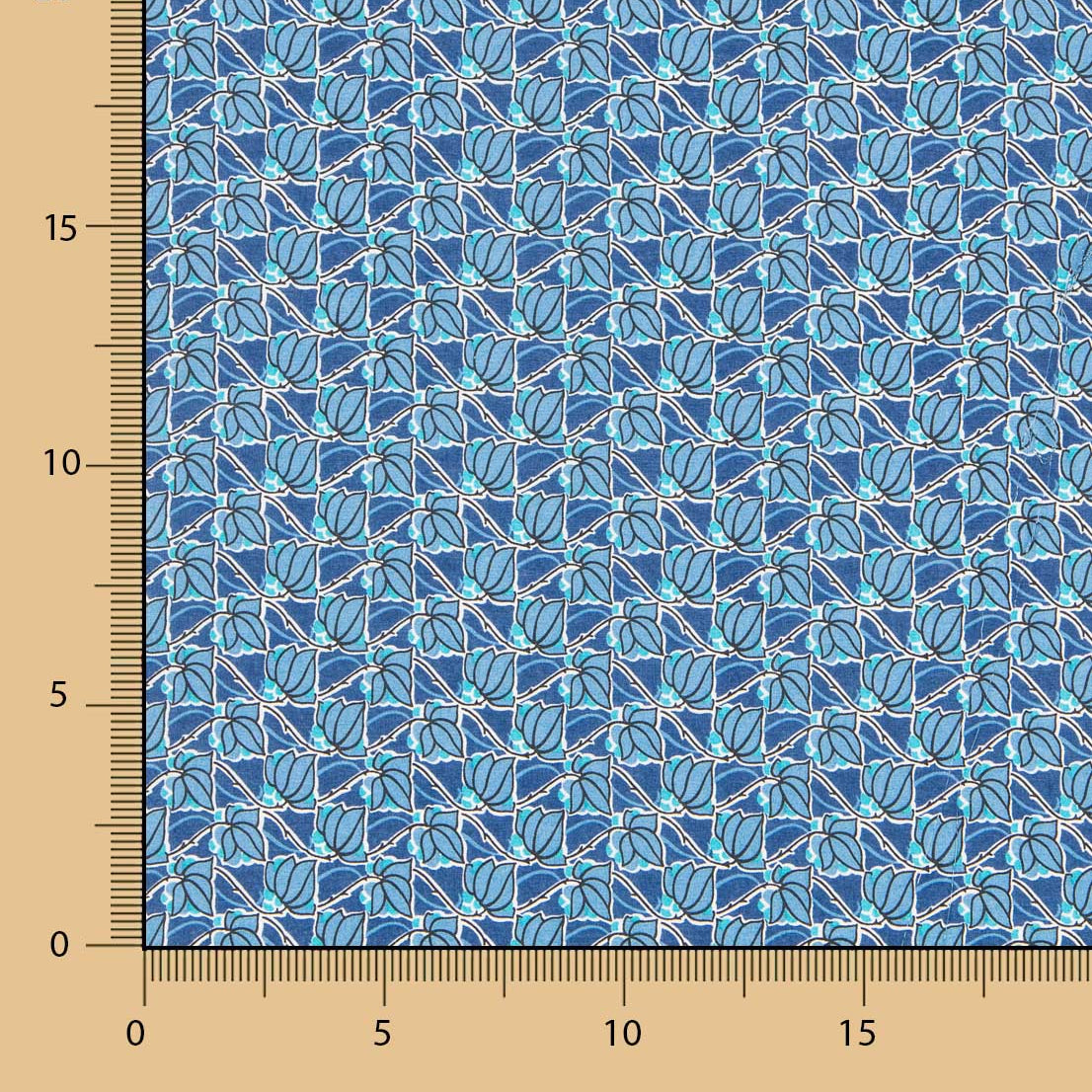 Liberty Fabrics Tana Lawn® Blume Blau - Ribes y Casals