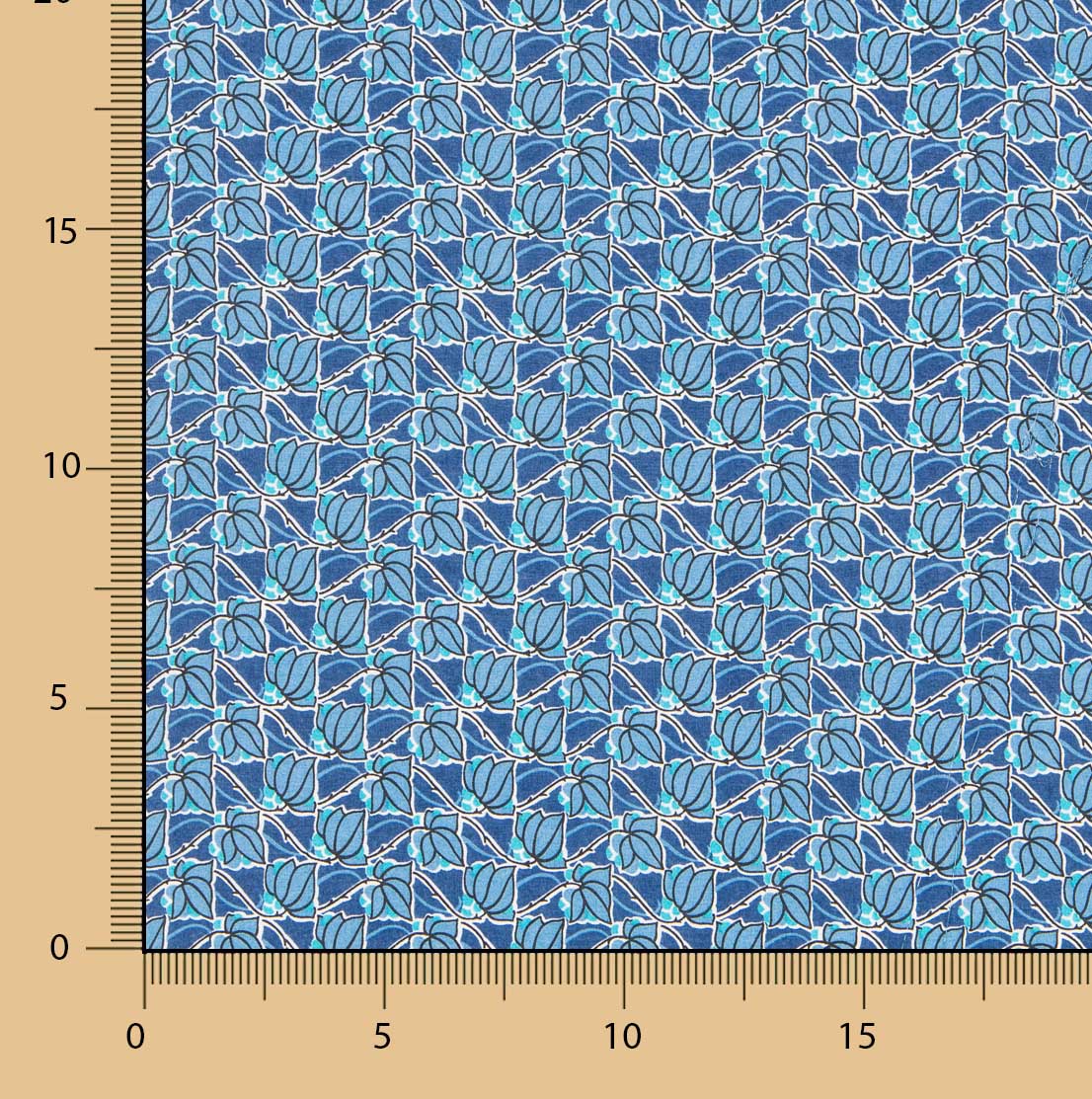Liberty Fabrics Tana Lawn® Blume Blau - Ribes y Casals