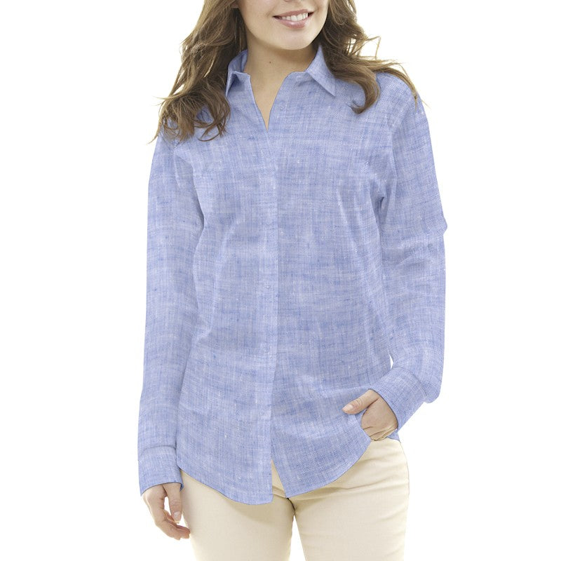 Leinen Oxford Blau Denim - Ribes y Casals