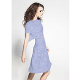 Leinen Oxford Blau Denim - Ribes y Casals