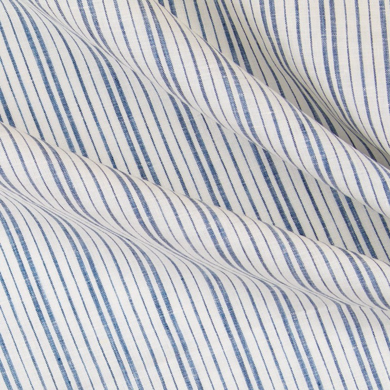 Leinen Fein gestreift Navy - Ribes y Casals