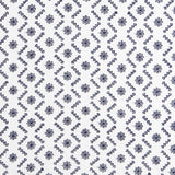 Leinen Bestickt Ethnisch Navy Leinen - Ribes y Casals