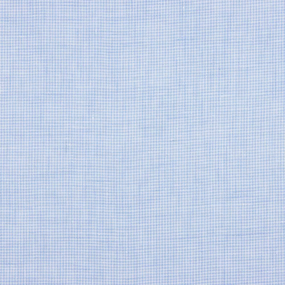 Karierter Leinen-Mini Blau - Ribes y Casals