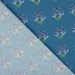 Margot mit Blumenmuster aus Leinen - Ribes y Casals