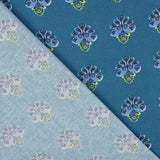 Margot mit Blumenmuster aus Leinen - Ribes y Casals