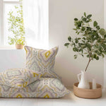 Senfblumenmuster grobes Leinen - Ribes y Casals