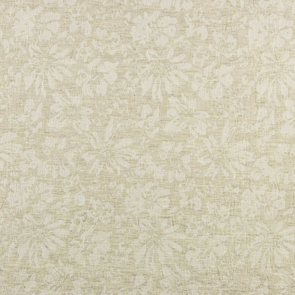 Leinen-Baumwoll-Jacquard Beige - Ribes y Casals
