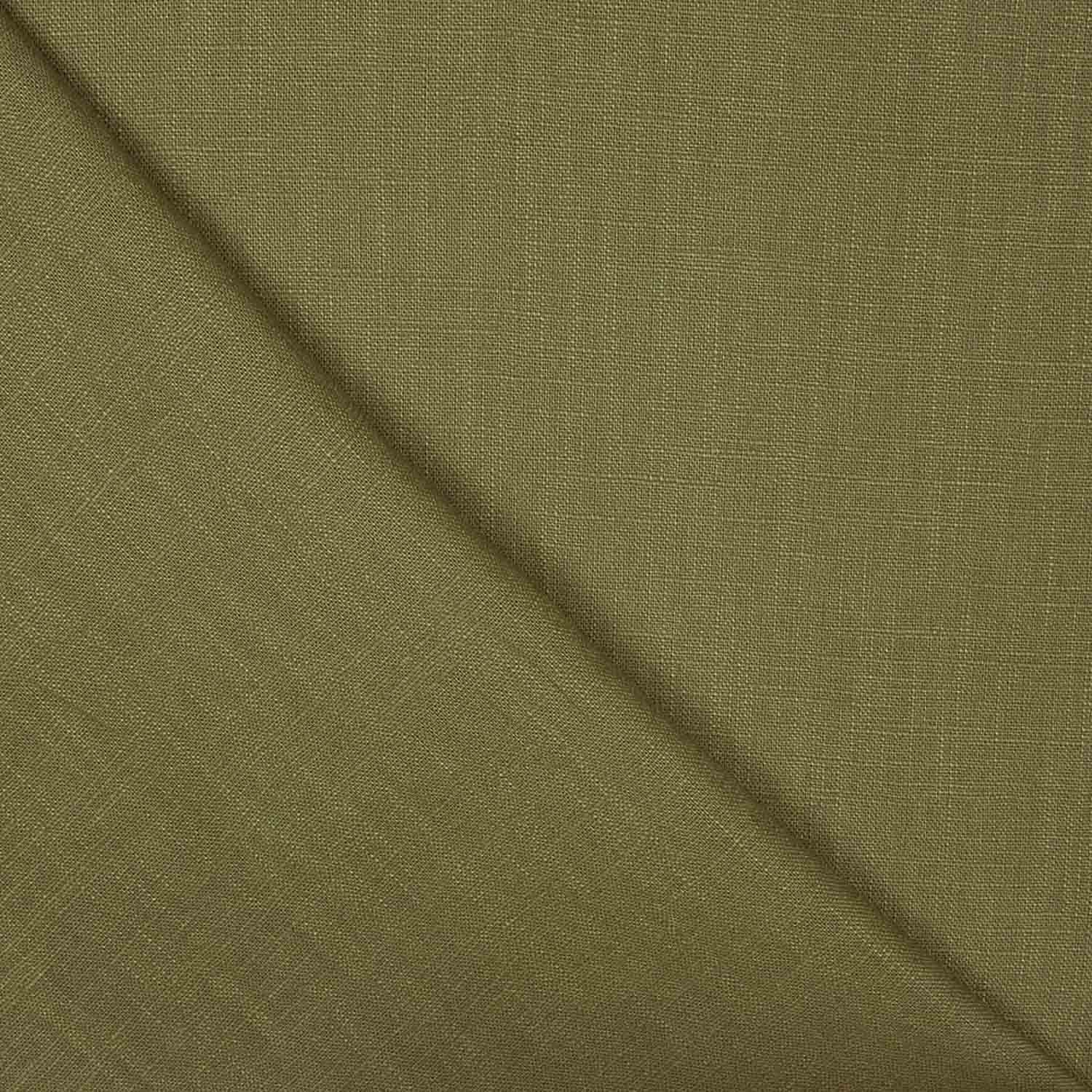Leinen Gewaschen C46 Khaki Grün - Ribes y Casals