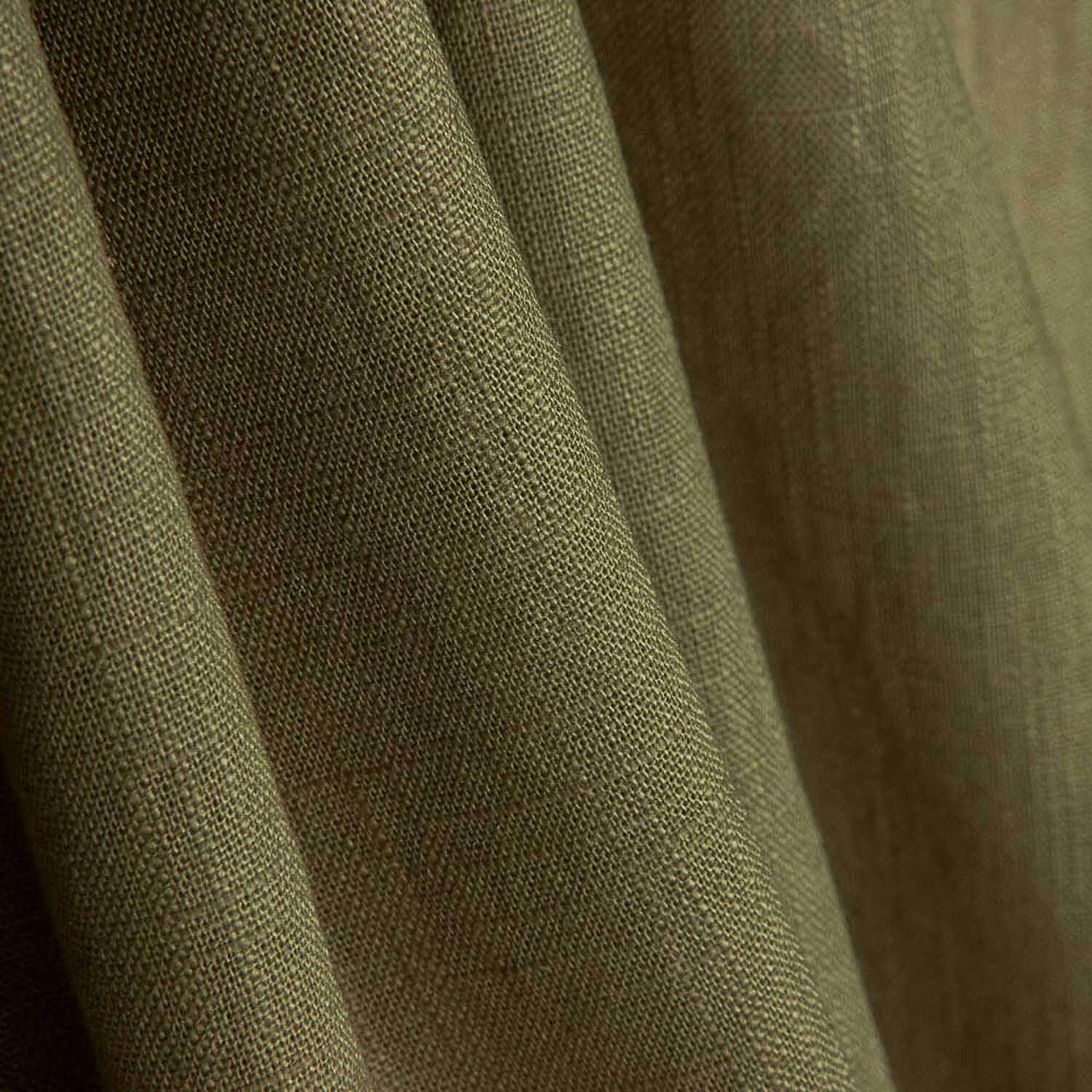 Leinen Gewaschen C46 Khaki Grün - Ribes y Casals