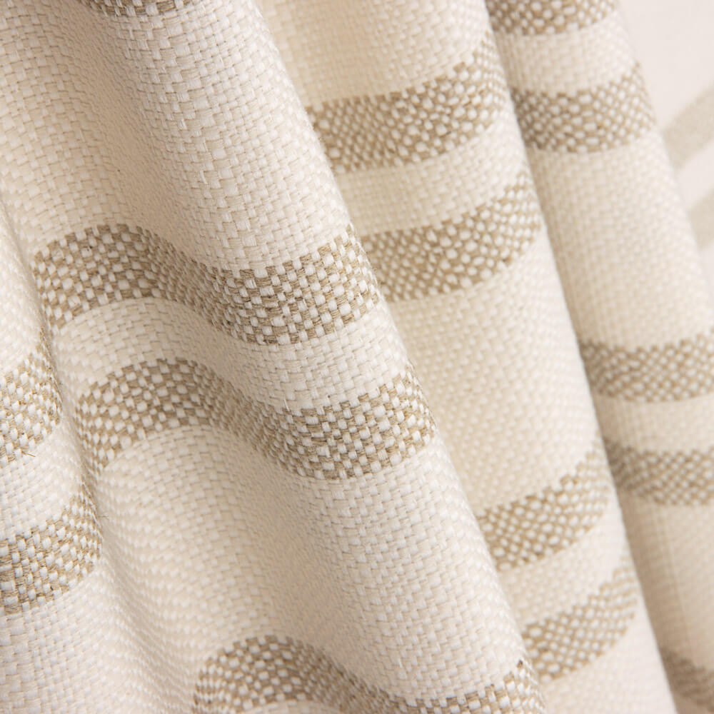Leinen Rustikale Polsterung Multi Stripe Ecru - Ribes y Casals