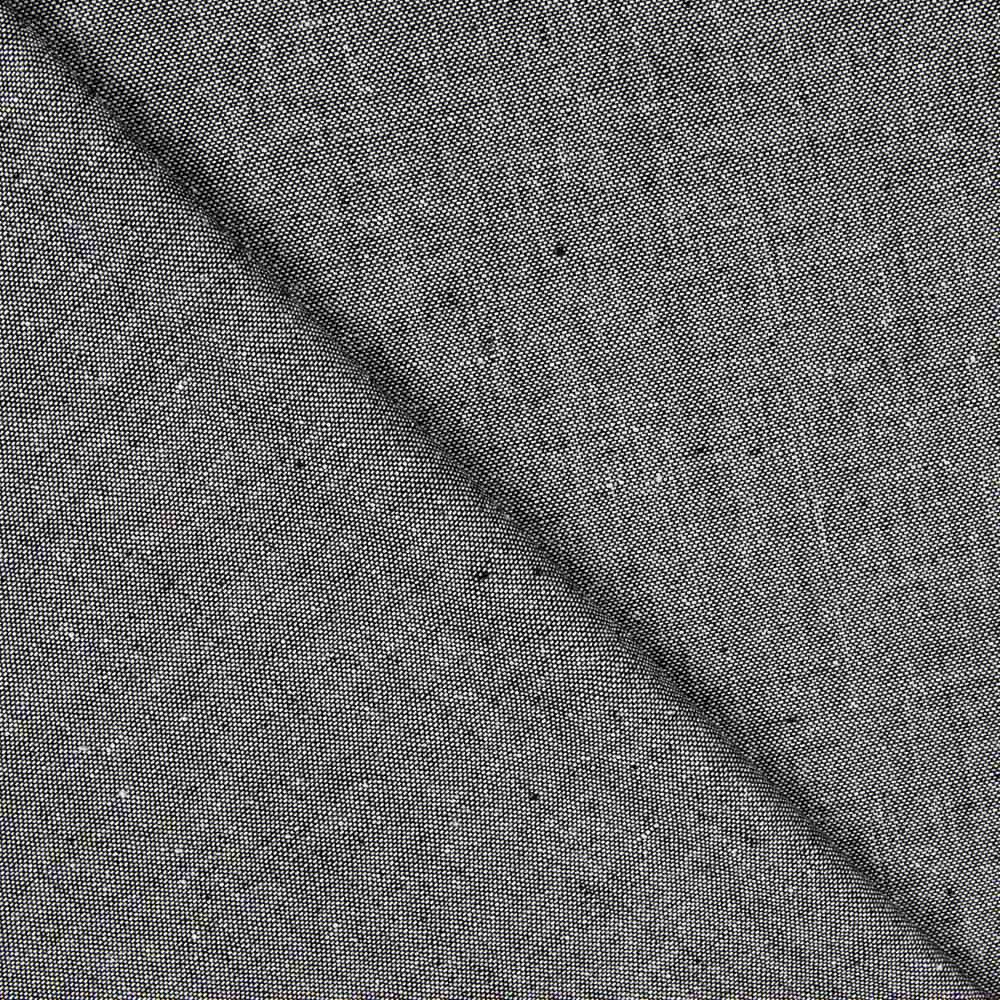 Leinen Viskose Oxford Grau Medium - Ribes y Casals